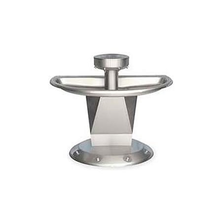 Bradley Bradley Corp Wash Fountain, Semi-Circular, Raising Vent, Series SN2004, 4 Person S93-632